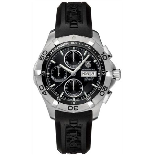 TAG Heuer Aquaracer 300M Calibre 16 Day-Date 43 Stainless Steel / Black / Rubber